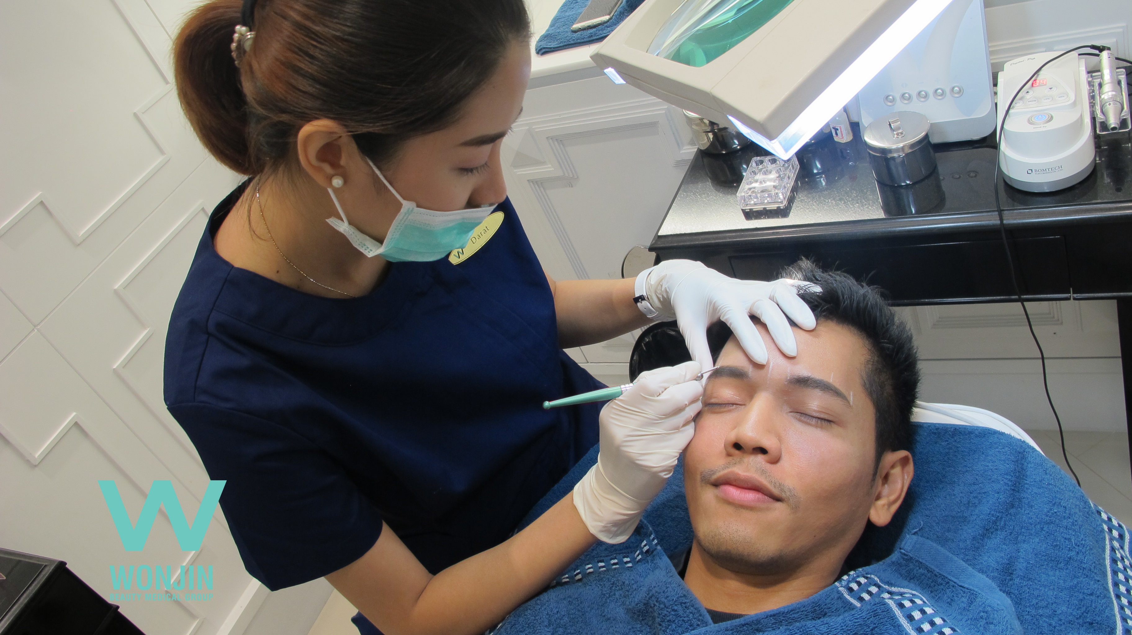 รีวิวสักคิ้วผู้ชาย